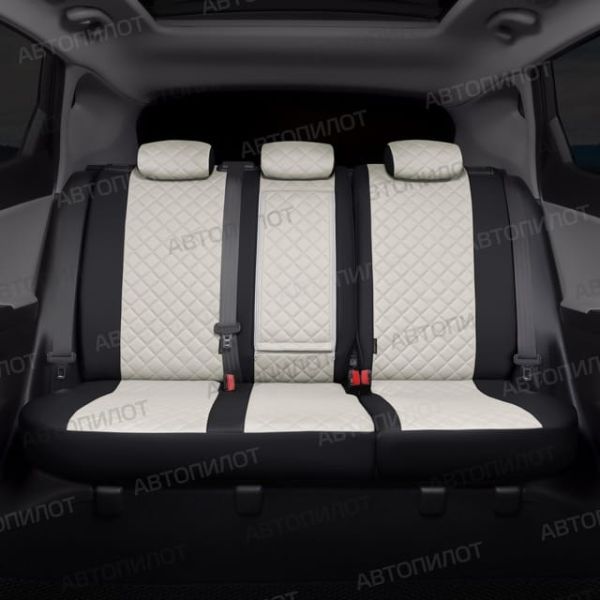 Чехлы Автопилот Экокожа Ромб на Москвич 3 (2022+) Чехлы Автопилот Экокожа Ромб на Москвич 3 (2022+)